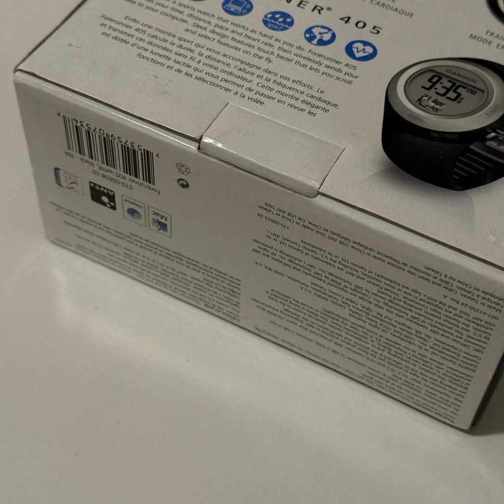 Garmin Forerunner 405 GPS Watch with Heart Rate Monitor OPEN BOX *BAND BROKEN